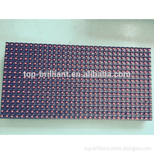 320x160mm HUB12 Outdoor Single Color P10 Red Outdoor 10mm LED Module
